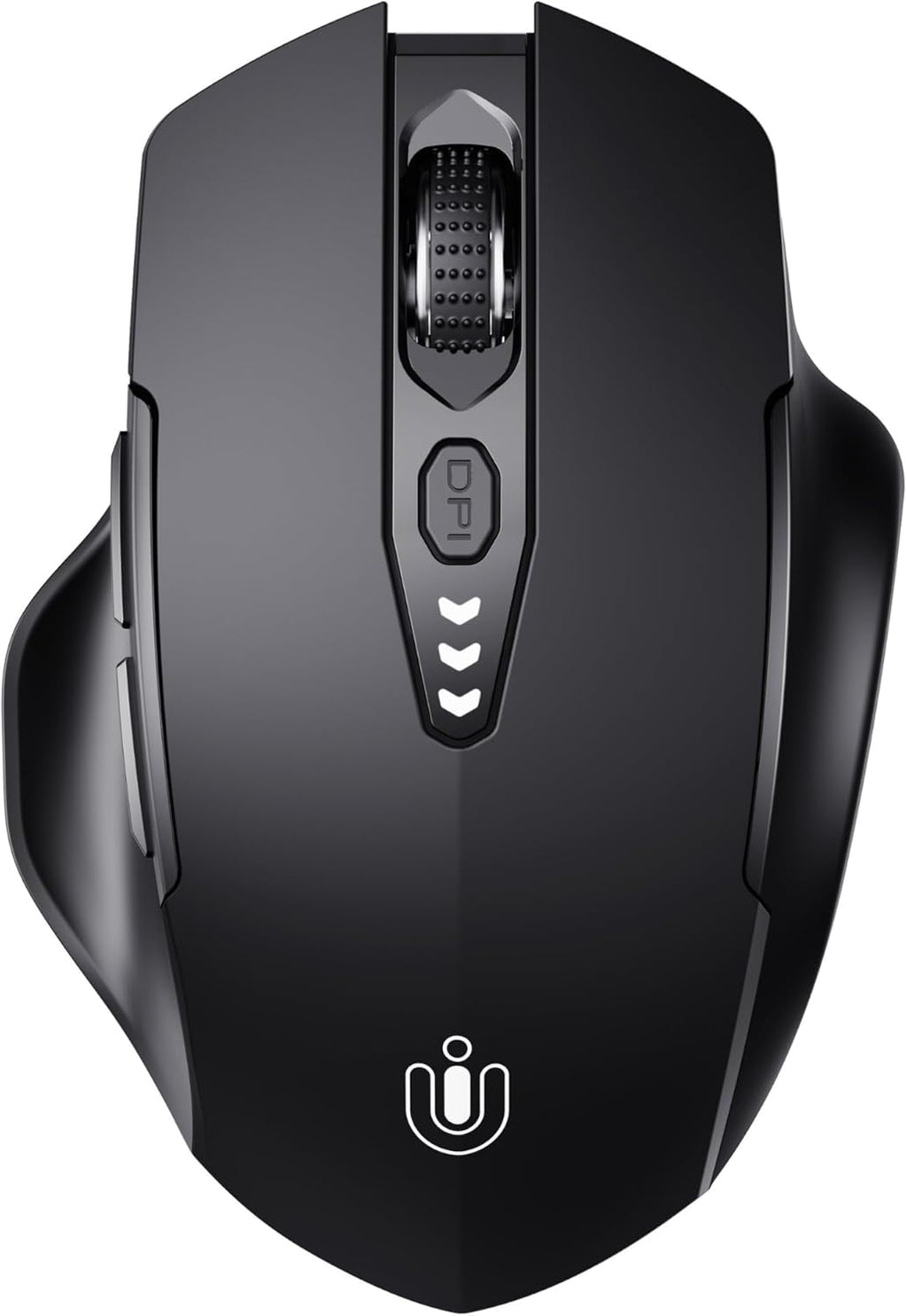 Uineer Bluetooth Maus kabellos tri‑Modus BT5.0/4.0+ ergonomisch violett