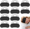 Schlafmaske 24er Set lichtdicht weich verstellbar fuer Herren Damen Kinder
