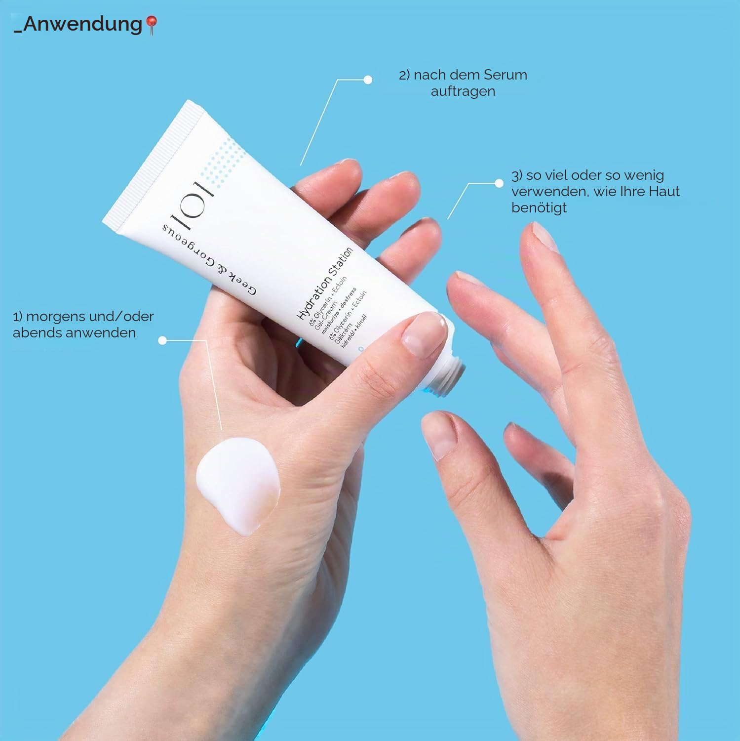 Geek & Gorgeous Hydration Station Gelcreme 50 ml leicht erfrischend Mischhaut