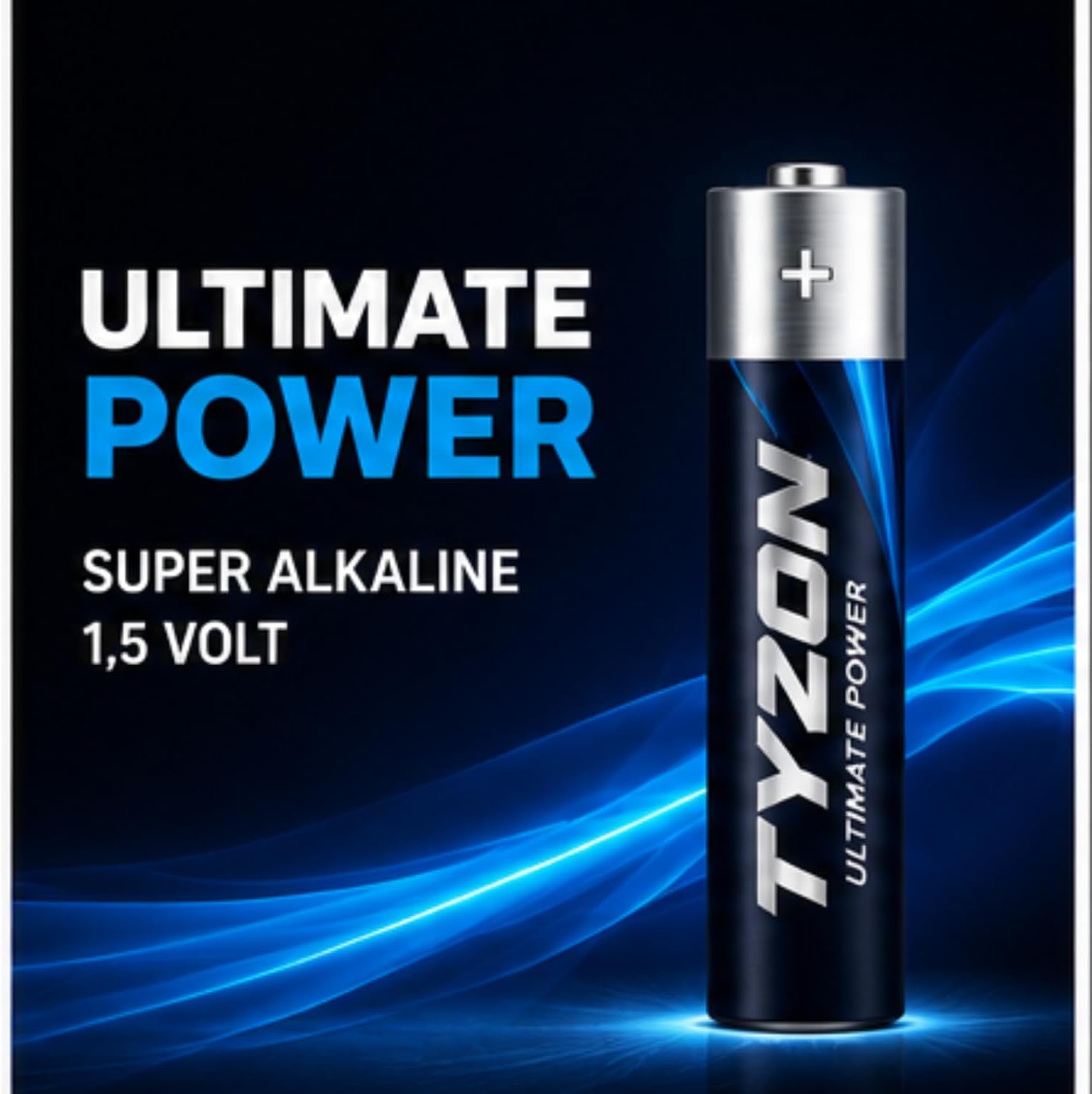 Tyzon AAA Batterien 40 Stueck Langzeitausfuehrung hochleistungsfaehig