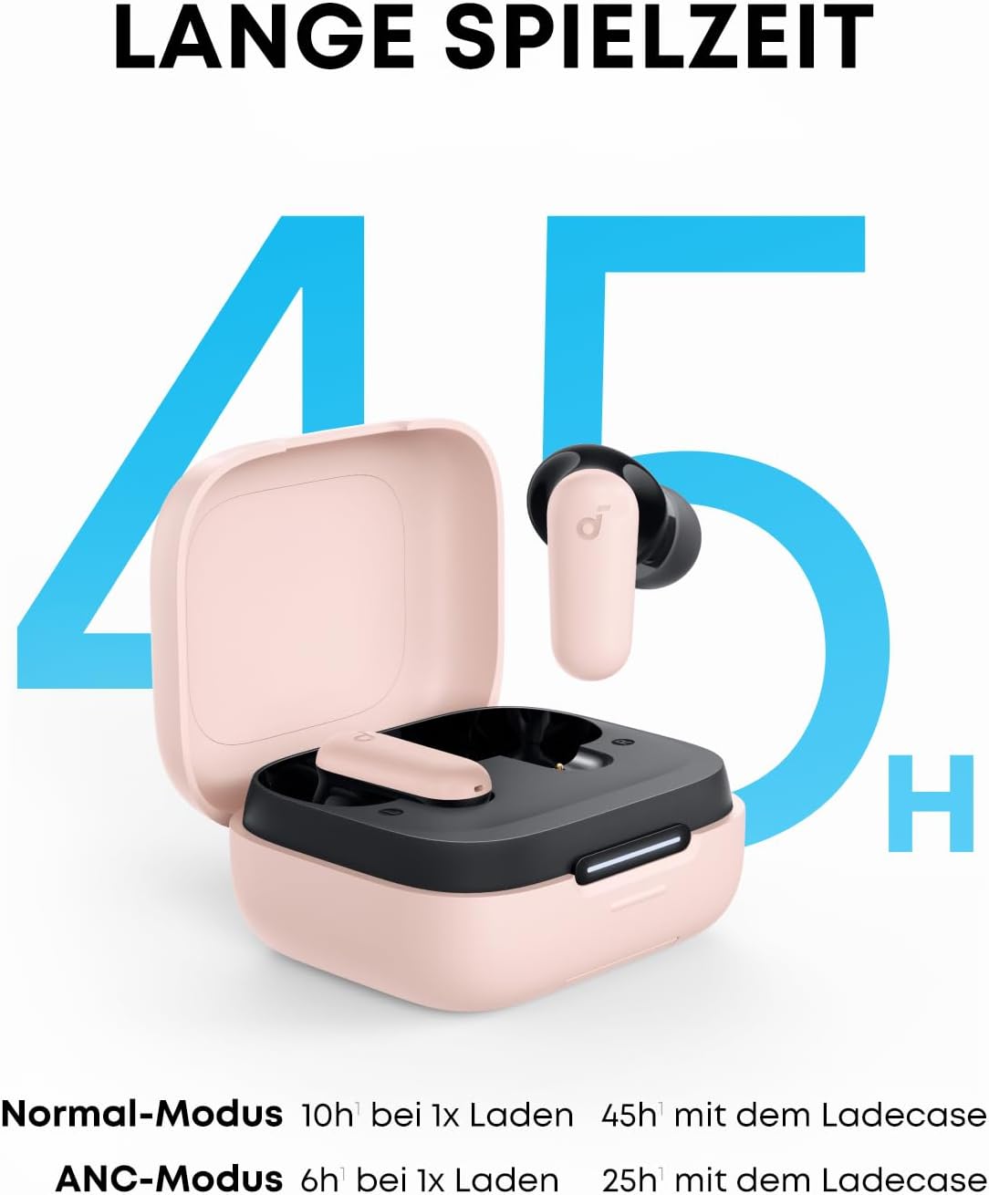 Anker Soundcore P30i In-Ear Bluetooth Kopfhoerer Noise Cancelling 45 Std Akkulauf