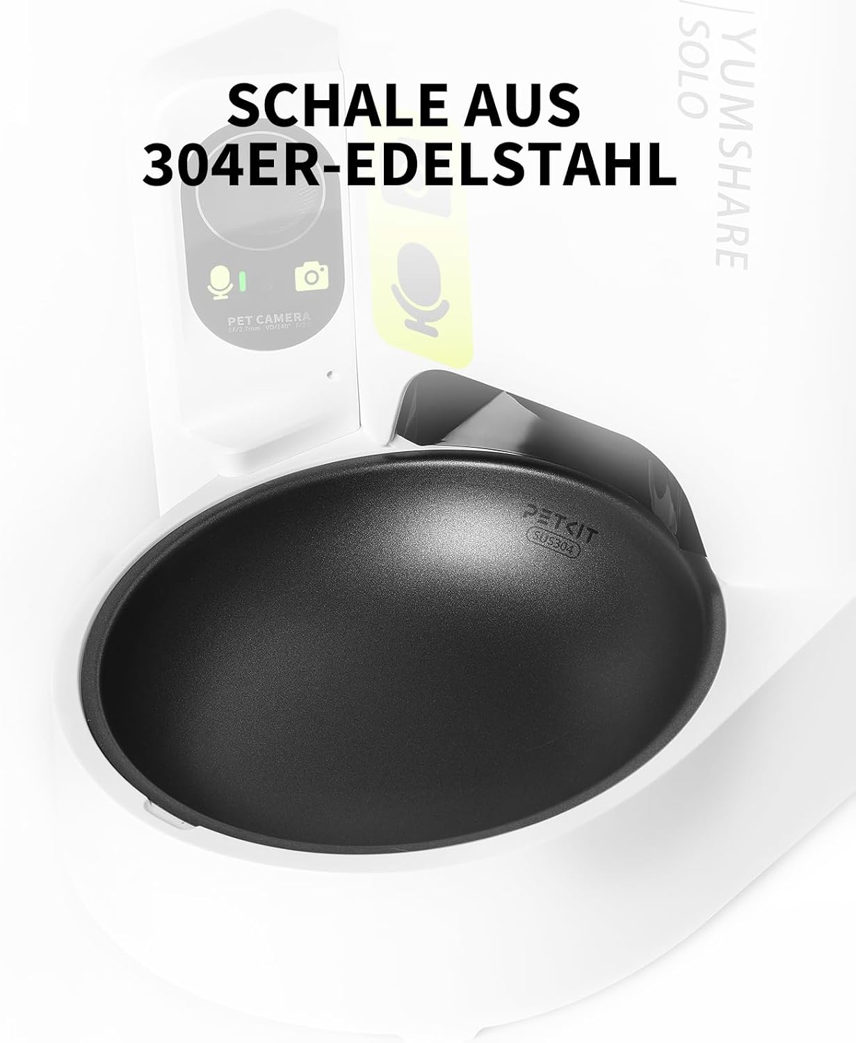 PETKIT Futterautomat fuer Katzen mit Kamera 3L App WLAN und KI Steuerung