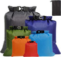 kuou 6er Set wasserdichte Packsaecke 1,5/2,5/3/3,5/5/8 L Multifarbe