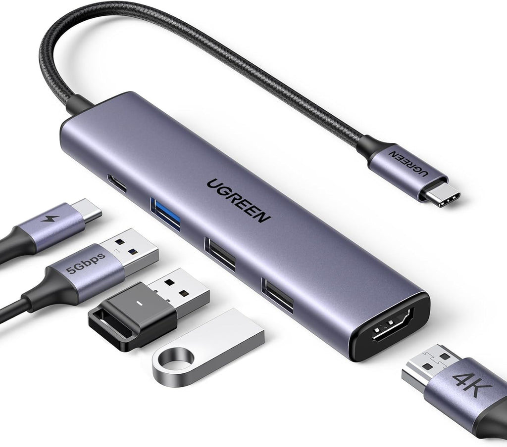 UGREEN RevoDock 105 USB-C Hub mit HDMI 4K, PD 100W, Multiport Adapter