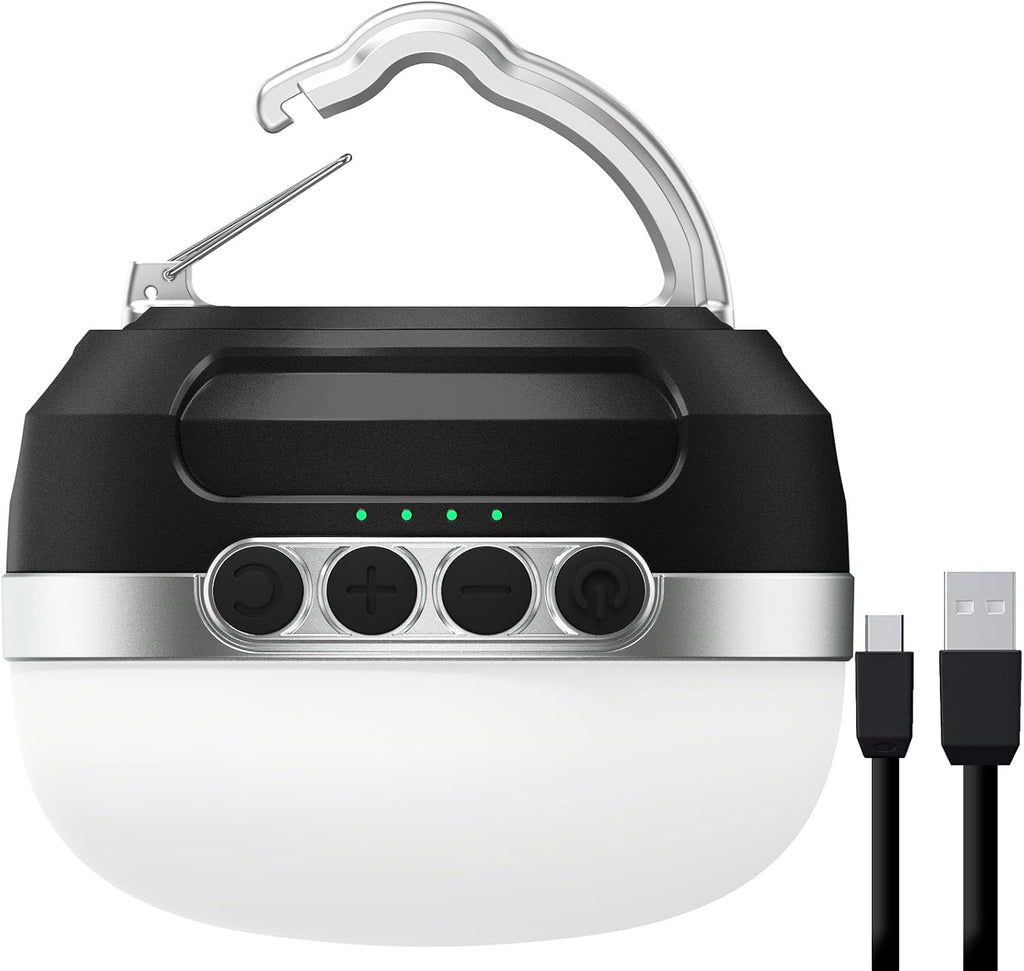 LED Campinglampe 8400 mAh Akku USB-C wiederaufladbar RGB Farbwechsel dimmbar