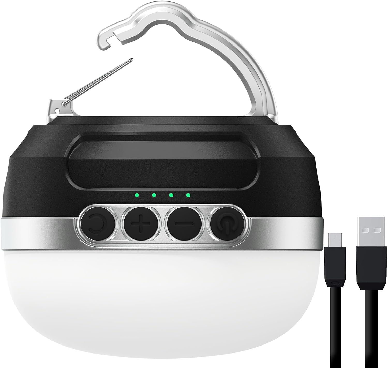 LED Campinglampe 8400 mAh Akku USB-C wiederaufladbar RGB Farbwechsel dimmbar