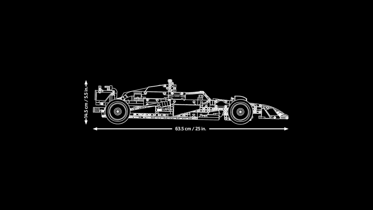 LEGO Technic Ferrari SF-24 Formel 1 Rennwagen Modellbau fuer Erwachsene