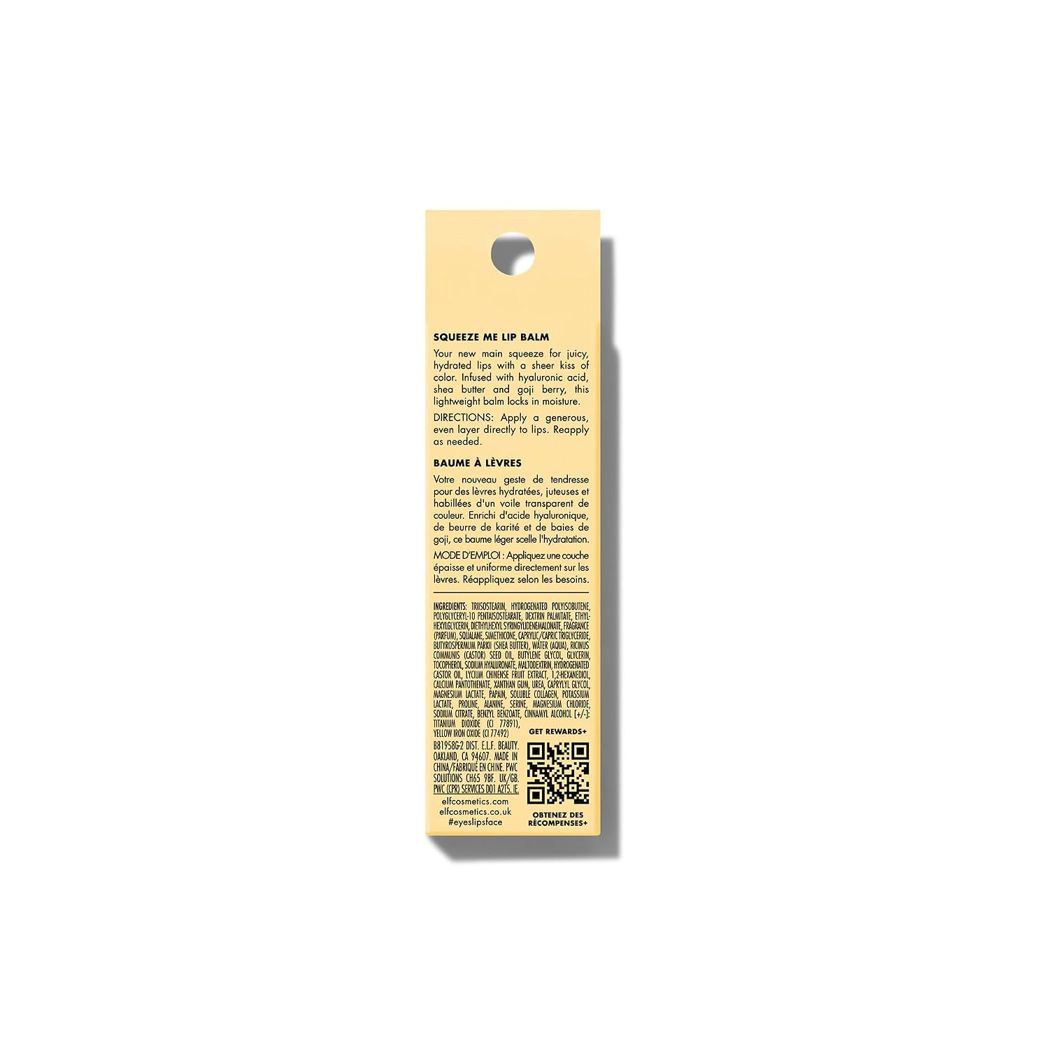 E.L.F. Squeeze Me Lip Balm Lippenbalsam Grape vegan tierversuchsfrei