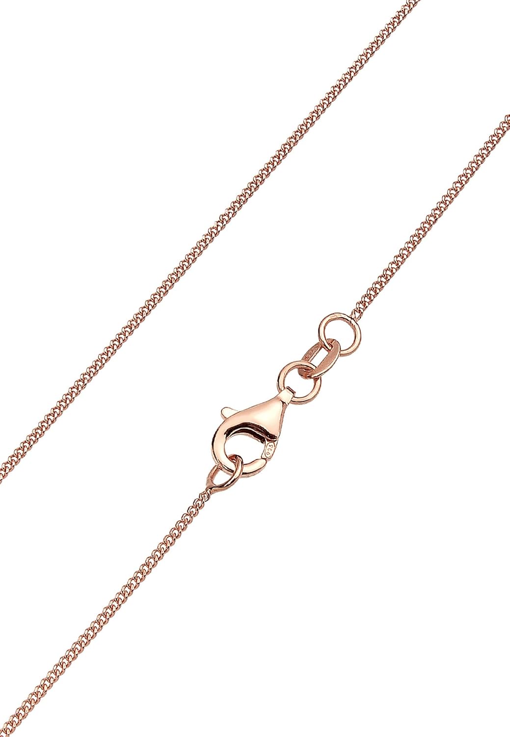 Elli Halskette Damen mit Kristall Anhaenger Silber Kette 45 cm