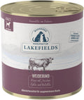 Lakefields Hundefutter Nass Rind 61% 6 x Getreidefrei mit Obst & Gemuese 200