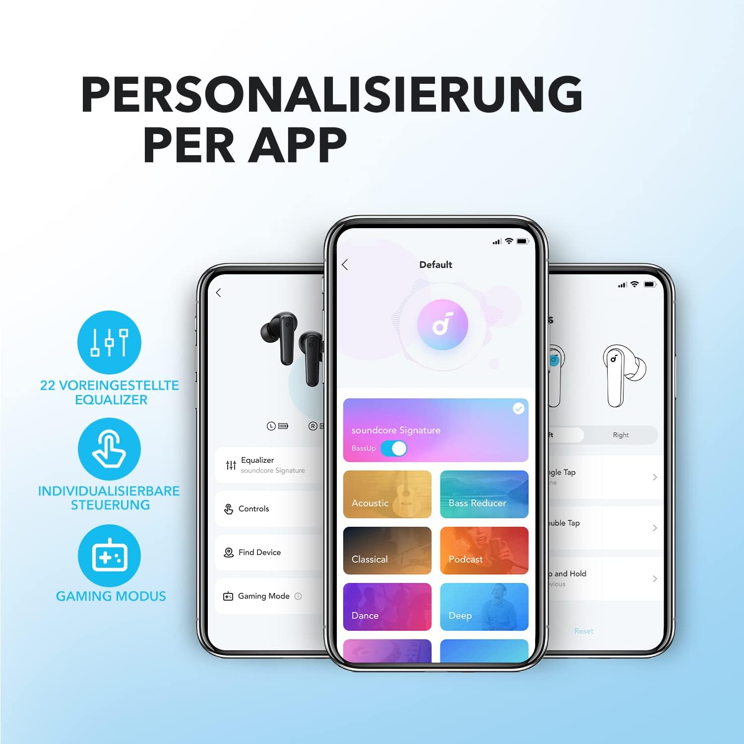 Anker Soundcore P20i Bluetooth In-Ear Kopfhoerer Schwarz, 30 Std. Akku, IPX5