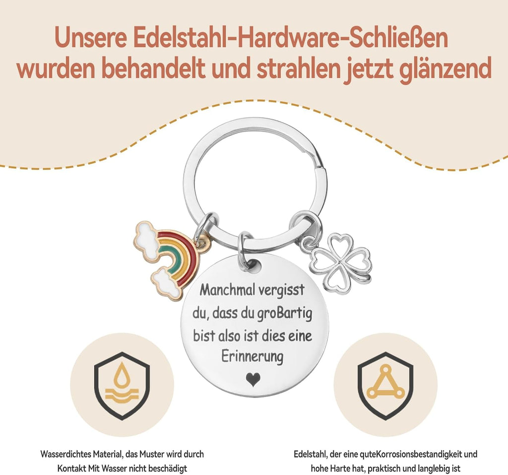 Schluesselanhaenger Geschenk fuer Frauen Geburtstagsgeschenk Freundin Mama Schweste