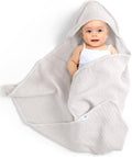 Baby Kapuzenhandtuch Musselin Baumwolle 75 x 76 cm Oeko‑Tex