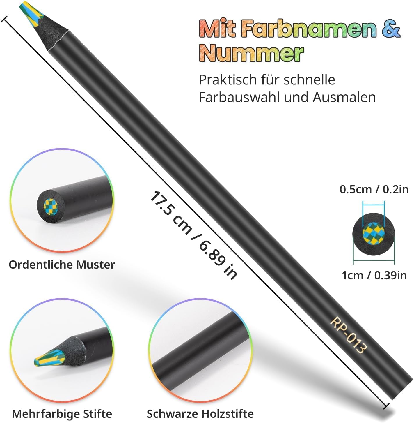 Regenbogenstift 12 Farben Kinder Stift Geburtstags Mitgebsel Bastelgeschenk