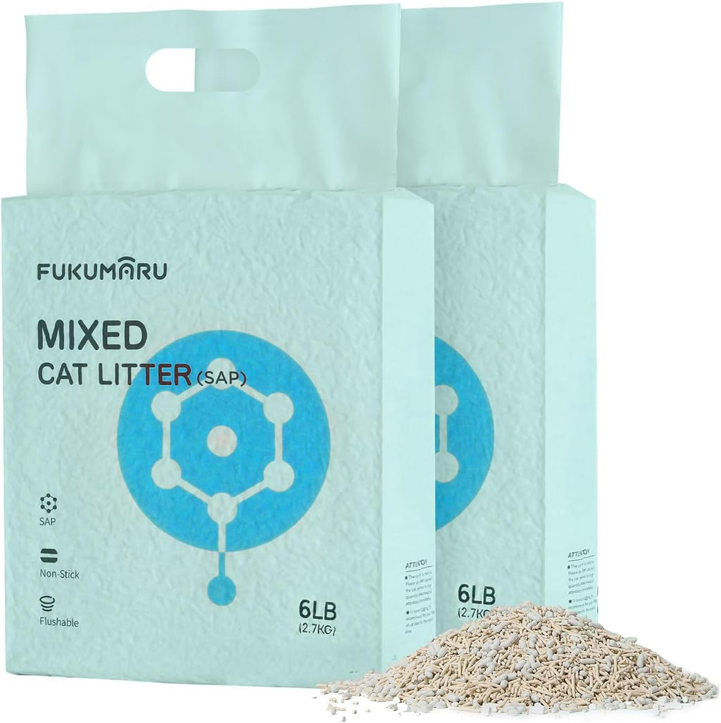 FUKUMARU Tofu Katzenstreu 2,7 kg verschiedene Sorten schnell klumpend
