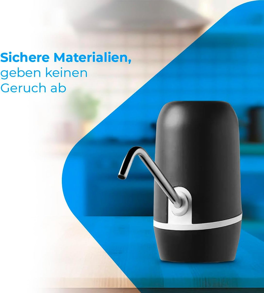 NK automatischer Wasserspender USB Edelstahl BPA-frei fuer 1.5-18.9L Flaschen
