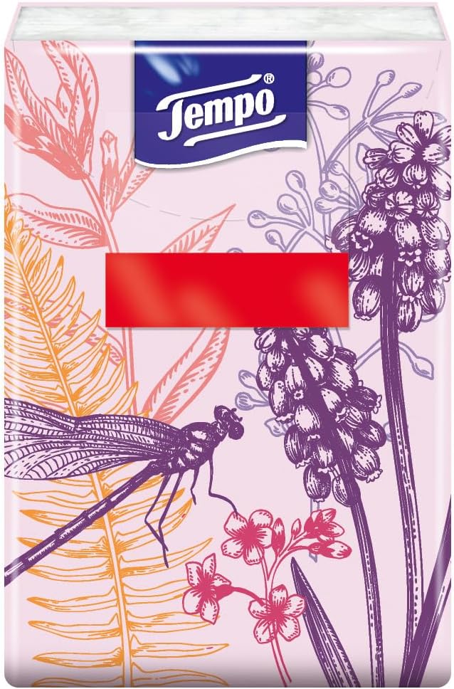 Tempo Taschentuecher Mini Pack 9x5 Stueck 45 Tuecher weich kompakt