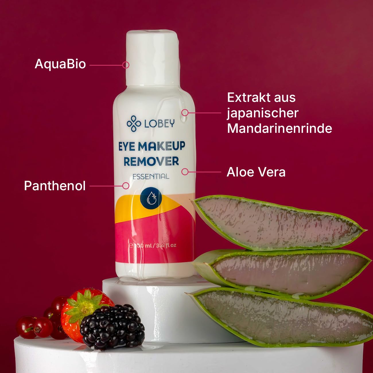 LOBEY Hyaluron Augencreme Anti-Falten gegen Augenringe Pflege