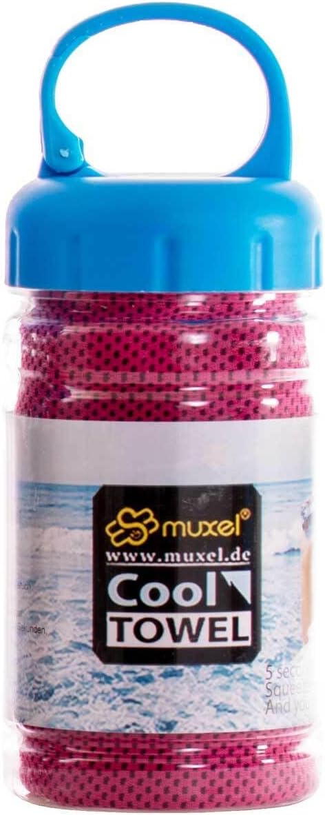 Muxel Kuehltuch 4er Set Abkuehltuch Eistuch fuer sofortige Erfrischung