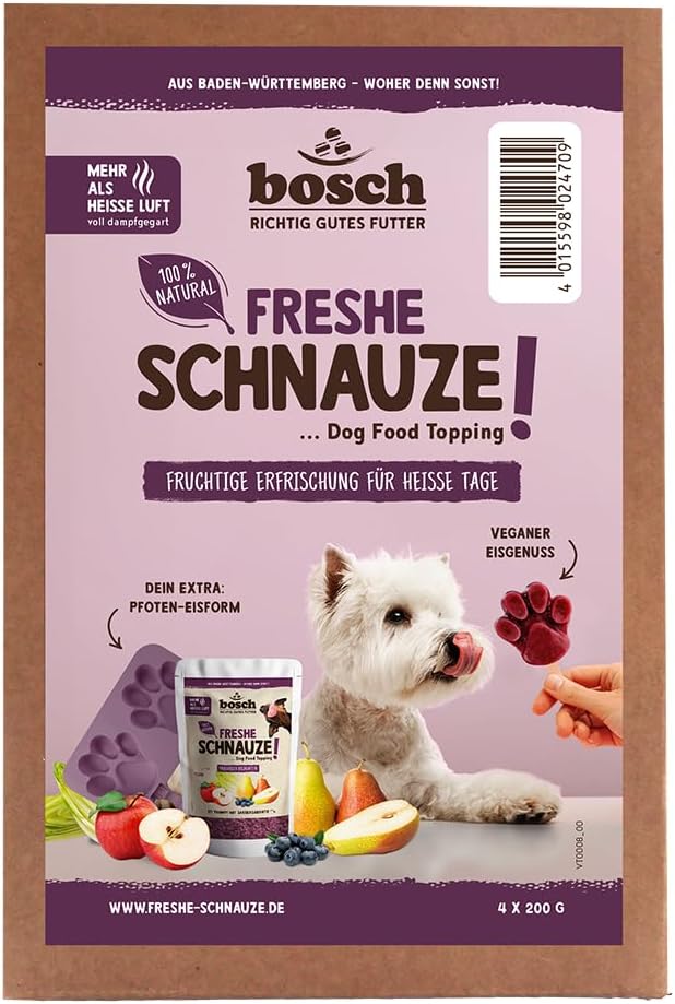 Bosch Freshe Schnauze Topping Kuerbis Karotte Suesskartoffel Linsen vers