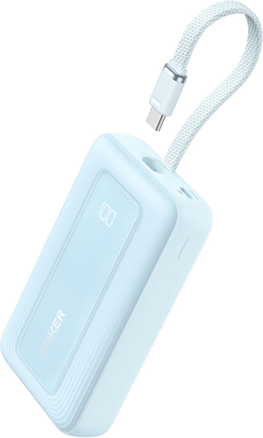 Anker Zolo Powerbank 20000 mAh 30W mit integriertem USB‑C Kabel fuer iPhone 17/16