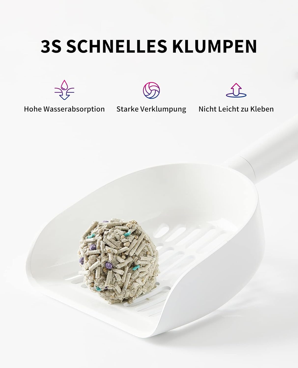 PETKIT Tofu Katzenstreu 5in1 4 Beutel spuelbar saugfaehig geruchsfrei