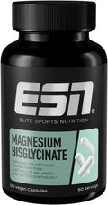 ESN Magnesium Caps 120 Kapseln 194 mg pro Tag Magnesiumbisglycinat Made in Germa