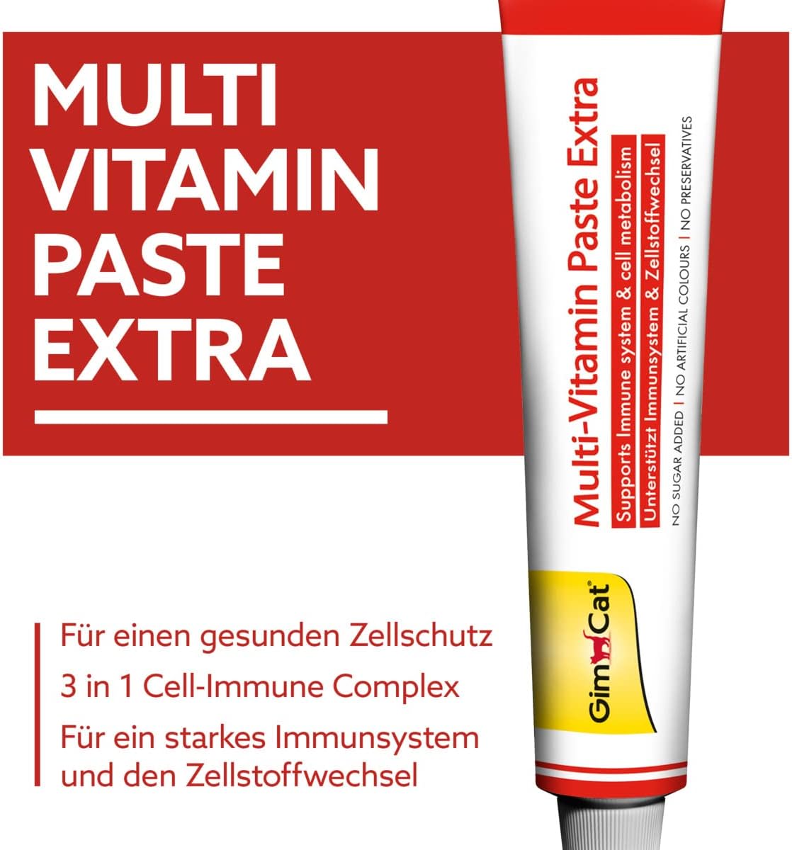 GimCat Multivitamin Paste mit Fischöl Katzenpaste 100 g Tube