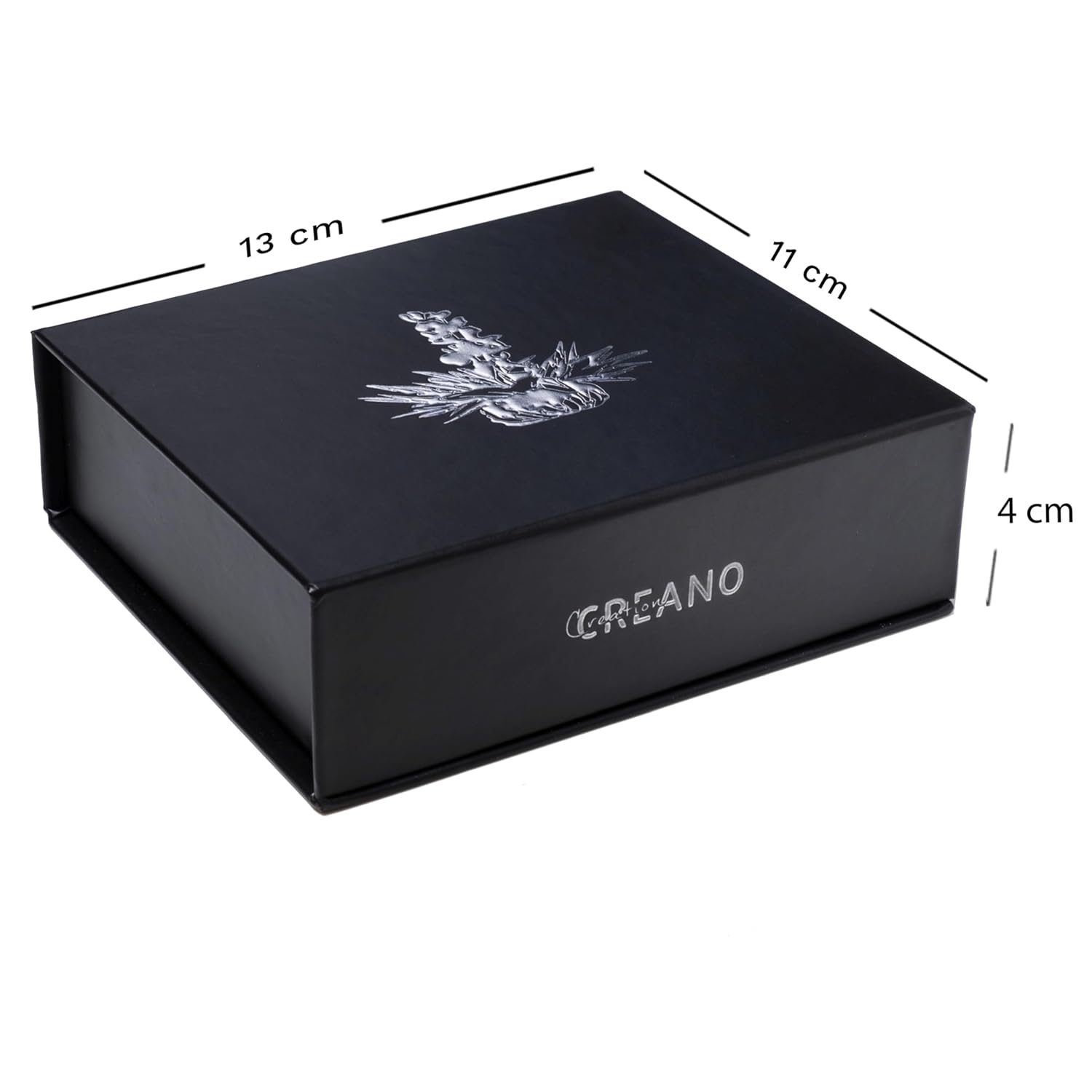 Creano Teeblumen Geschenkbox 6 Sorten Magnetbox Weiss Gruen Schwarz, verschiedene