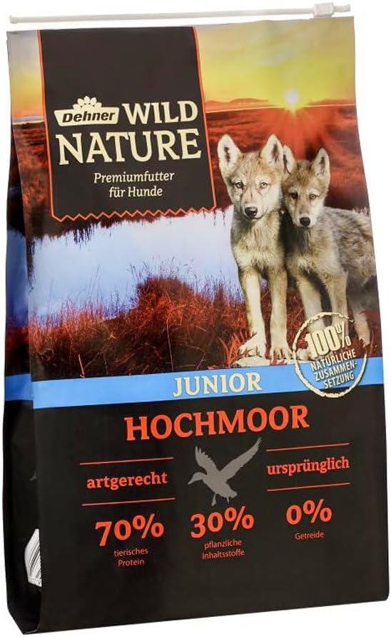 Dehner Wild Nature Hundefutter Ente getreidefrei zuckerfrei fuer Hunde