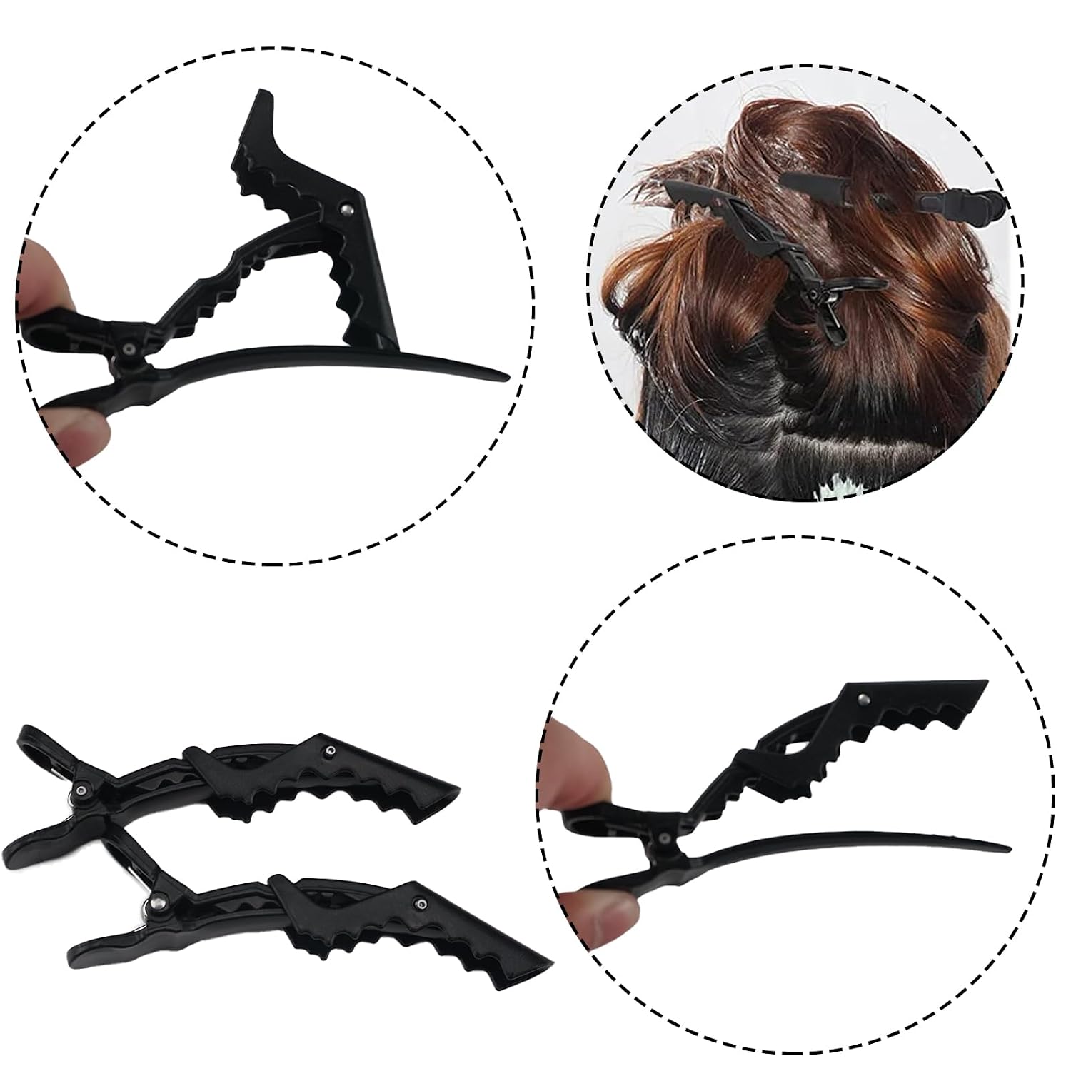 NEPAK Haarfaerbepinsel Set 24-teilig mit Schale und verschiedenen Pinseln