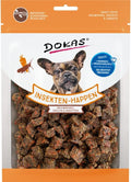 Dokas Dog Insekten-Happen Mehlwuermer Grillen Karotte 100 g (10 Stueck)