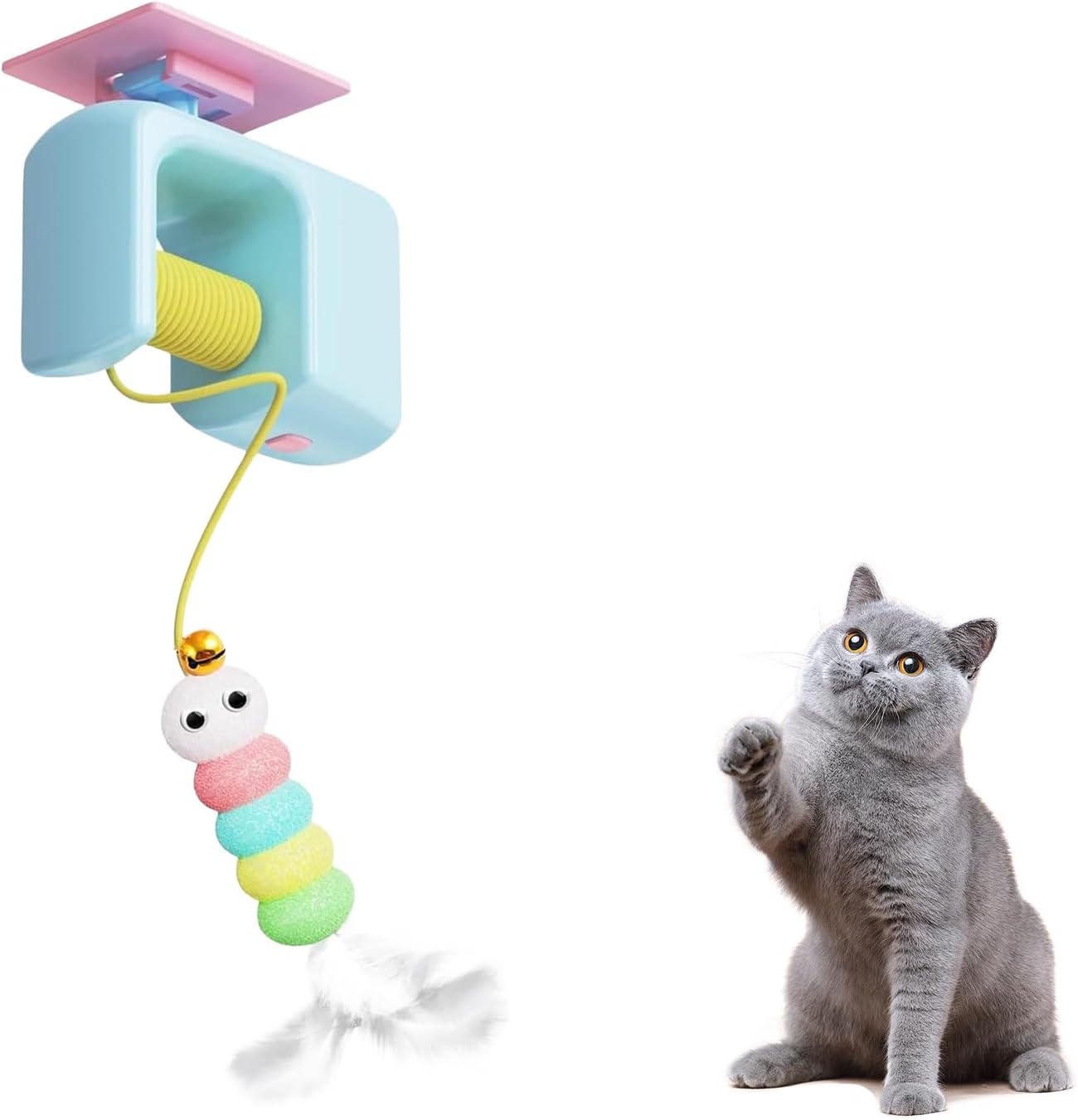 Katze Katzenspielzeug Türrahmen Hängend Interaktiv Plüsch 1 Stück