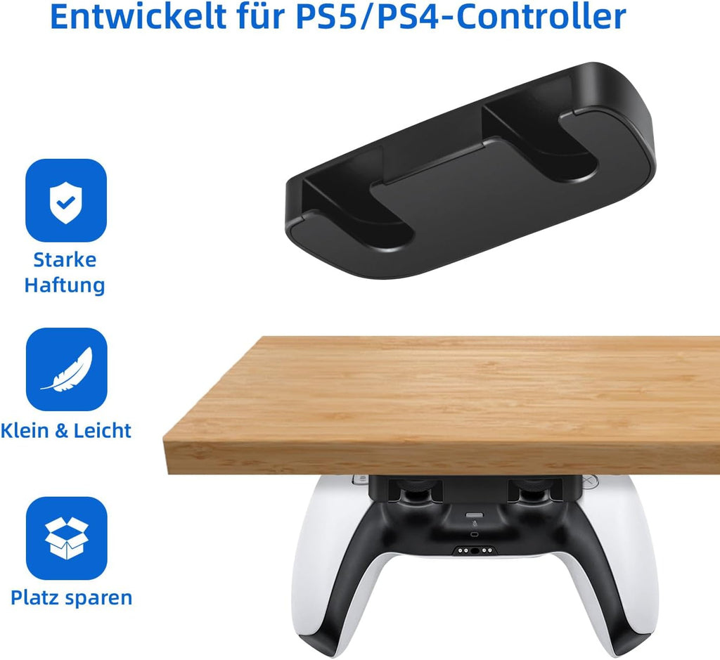 Controller Halter unter Tisch selbstklebend fuer PS5 PS4 Aufbewahrung