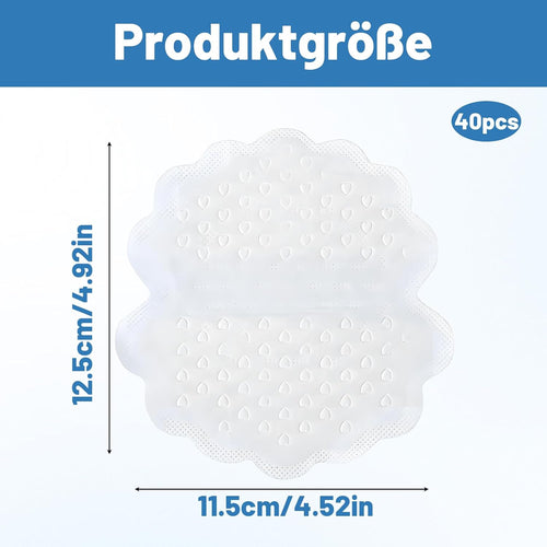 40 Stueck Achselpads Schweisspads fuer Damen und Herren - Schutz gegen Schweiss