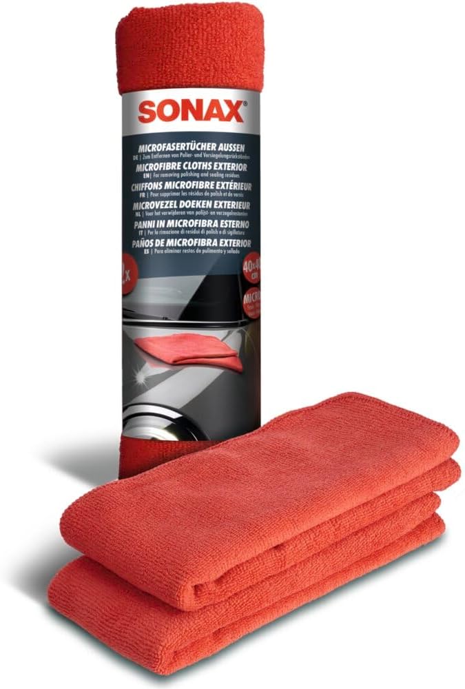 Sonax Microfasertuch 2 Stueck Autopflege Lackpflege Poliertuch