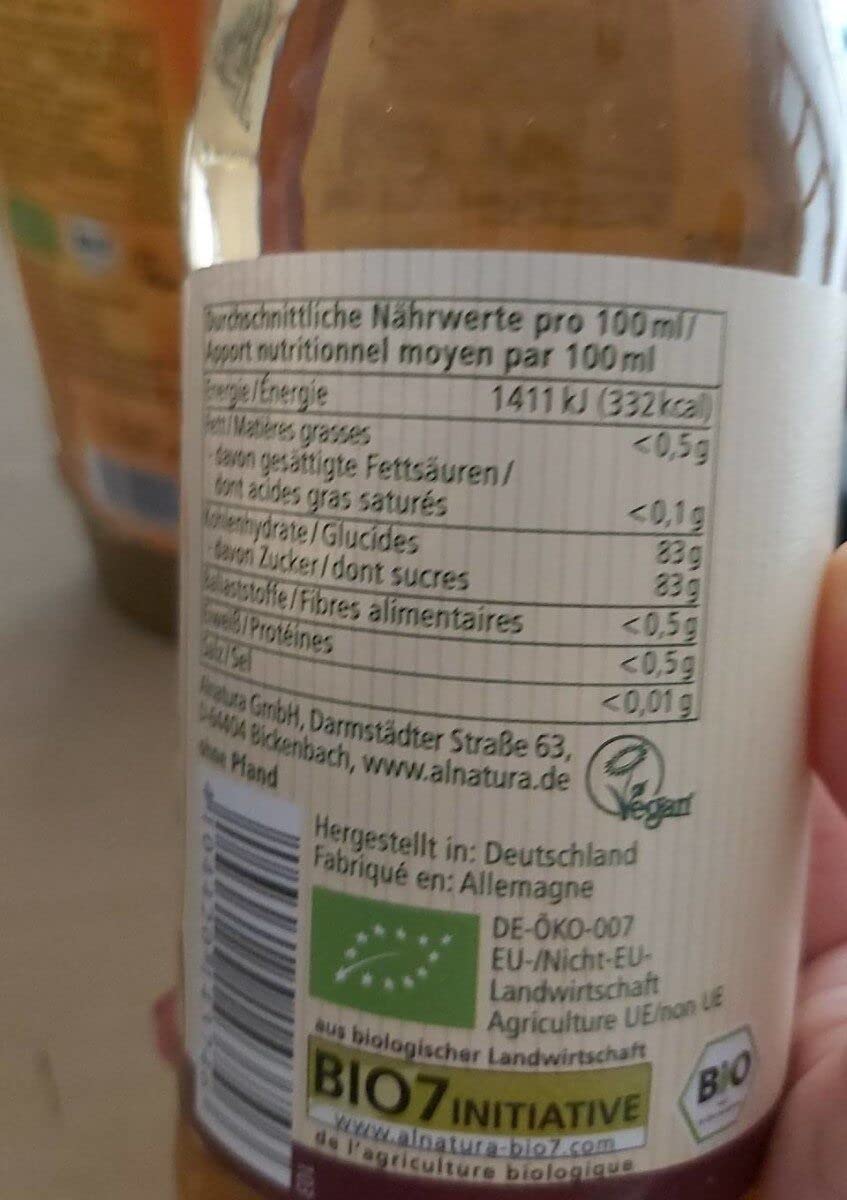 Bio Holunderbluetensirup - natuerlicher Sirup aus Holunderblueten