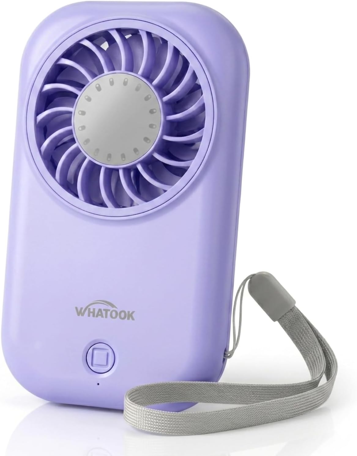 WHATOOK Mini Handventilator USB-C, 5 Geschwindigkeiten, 11000 U/min, Pink