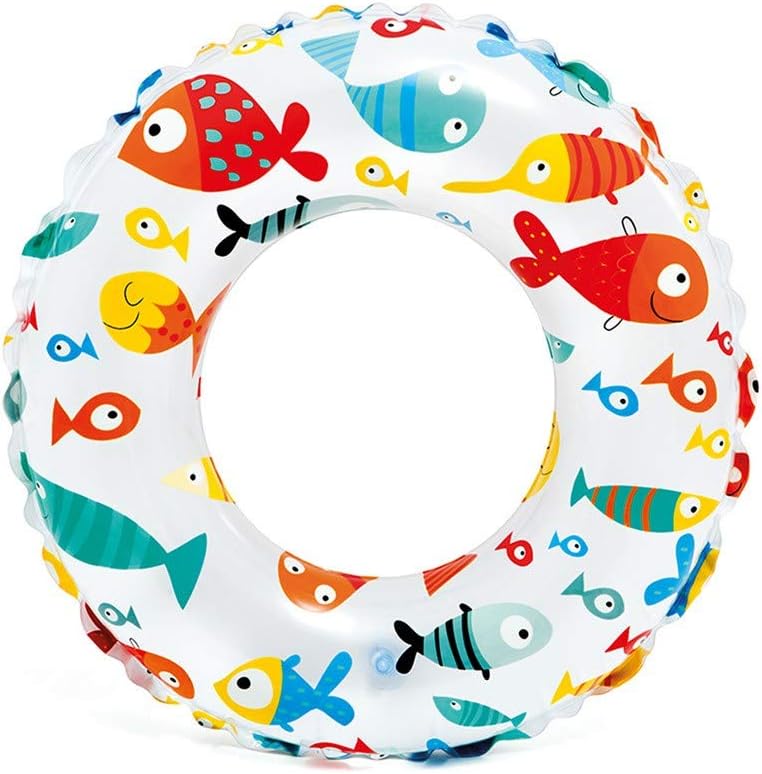 Intex Aufblasbarer Schwimmring 91 cm Vinyl mit Griffen 61cm-91cm