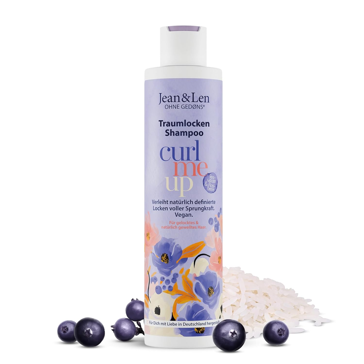Jean & Len Traumlocken Shampoo Reiswasser Açaibeere Vegan Ohne Silikone