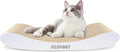 Katzen Kratzbrett Welle 44x25cm Karton Kratzmatte Katzenspielzeug Catnip