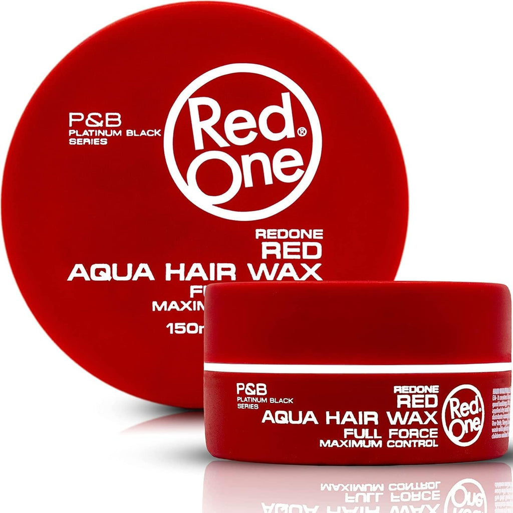 Aquatisches Haarwachs 150 ml Rot Ultra Halt Kantenkontrolle Erdbeerduft