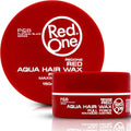 Aquatisches Haarwachs 150 ml Rot Ultra Halt Kantenkontrolle Erdbeerduft