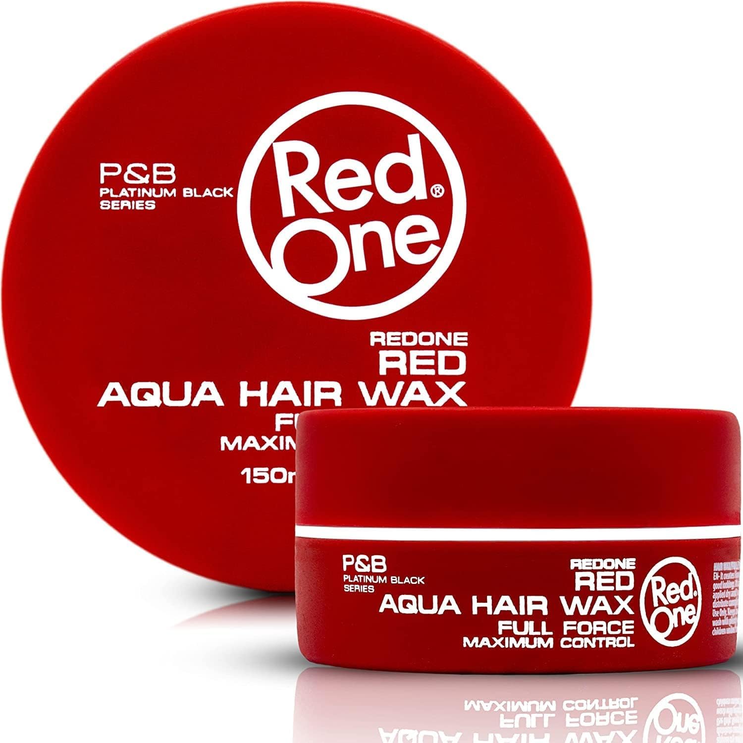 Aquatisches Haarwachs 150 ml Rot Ultra Halt Kantenkontrolle Erdbeerduft