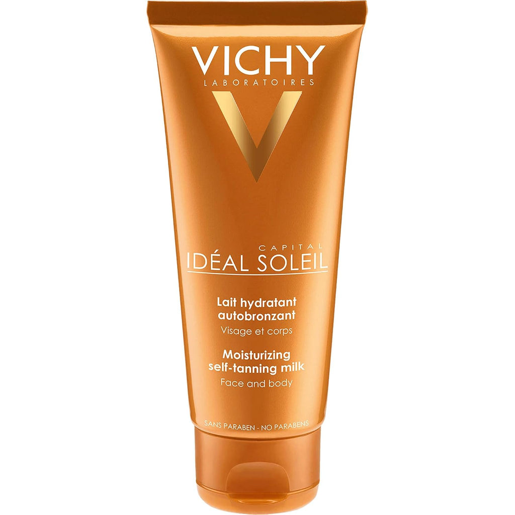 Vichy Ideal Soleil Selbstbraeuner Milch Gesicht und Koerper 100 ml Sheabutter