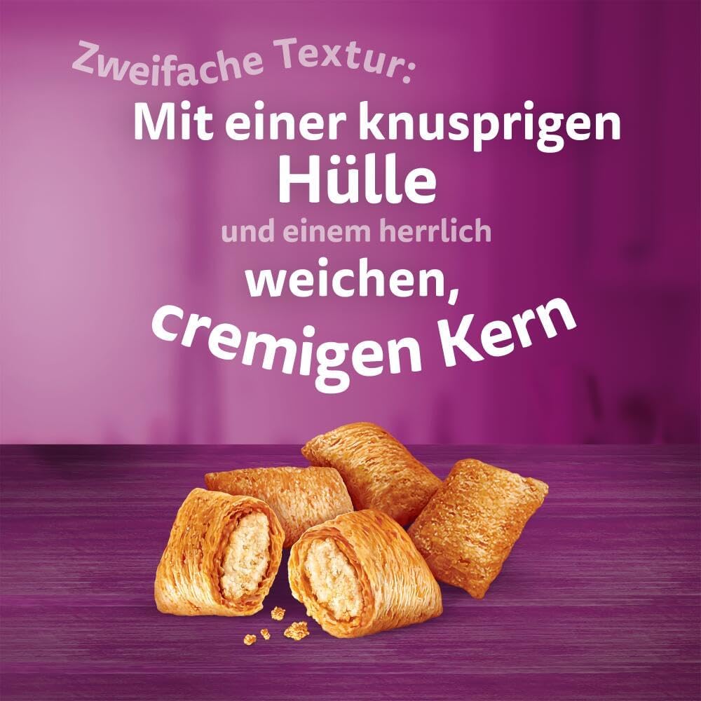 Whiskas Katzensnack Lachs Knuspertaschen, 6 Stück