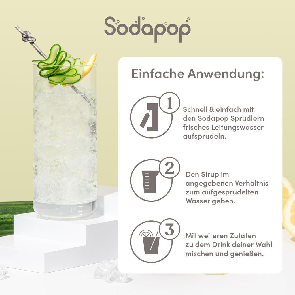 Sodapop Tonic Water Sirup Bar Edition 500 ml