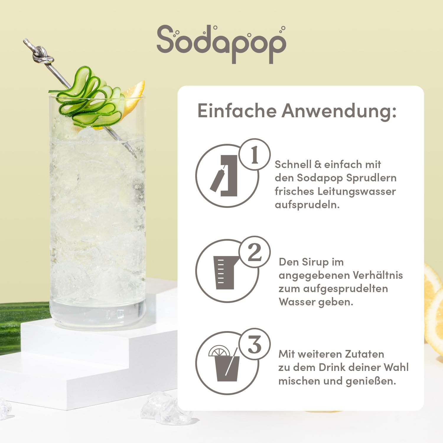 Sodapop Tonic Water Sirup Bar Edition 500 ml