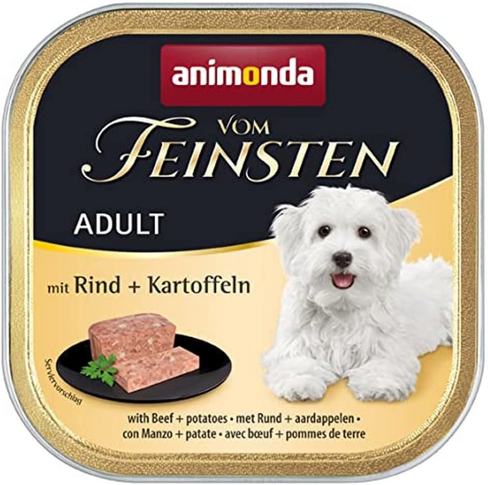 Animonda Vom Feinsten Adult Hundenassfutter 22 x verschiedene Sorten