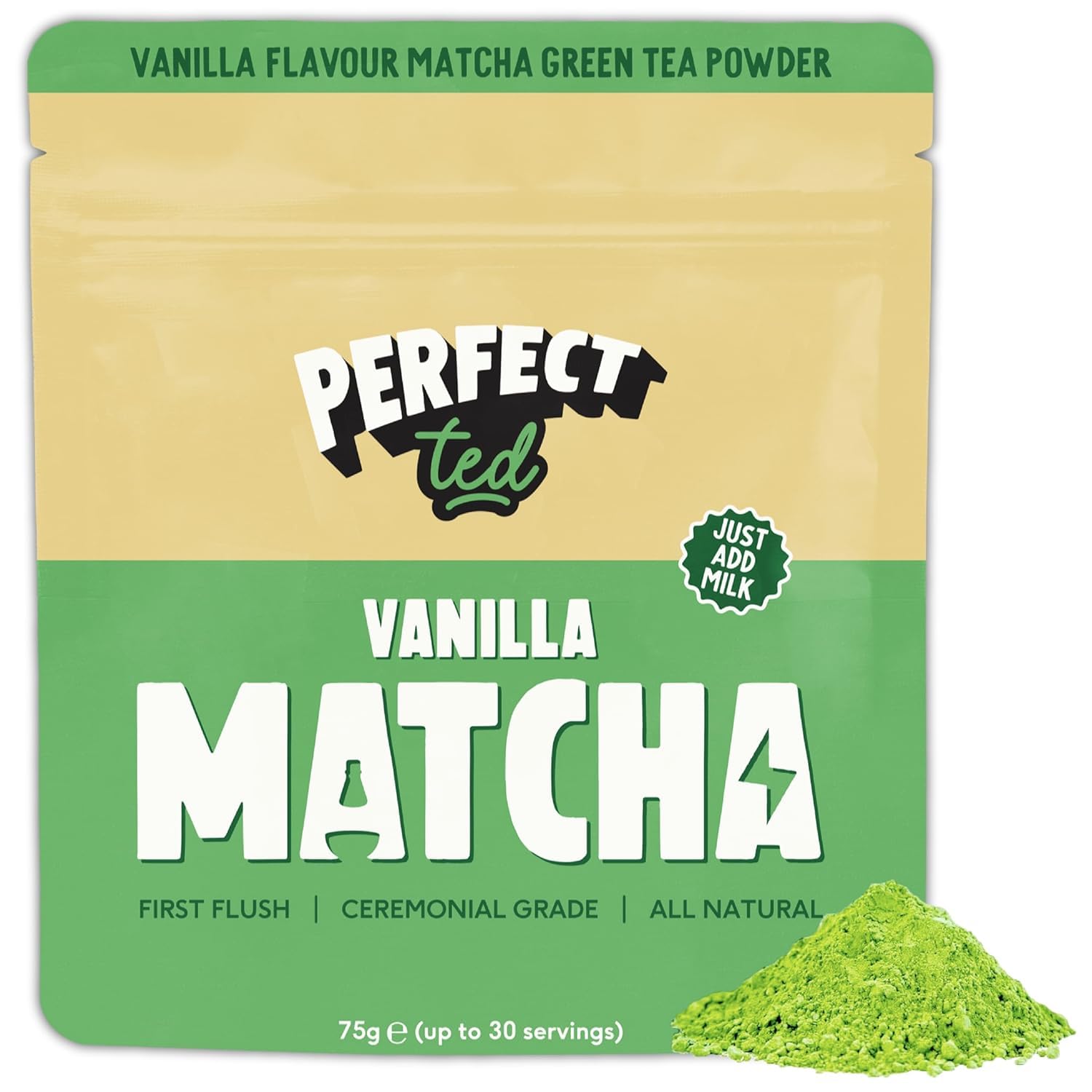 Perfect Ted Matcha Pulver Vanille Japanischer Tee verschiedene Sorten